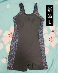 ま*る様 スポーツ用ノースリーブ水着 黒とカラフルなデザイン