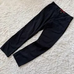 Dickies　バックロゴ入りカジュアルパンツ　30×32　ブラック◆A2225のサムネイル