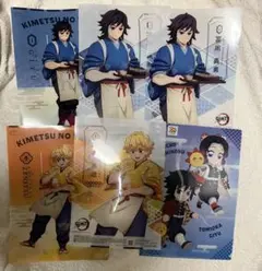 鬼滅の刃　冨岡義勇　胡蝶しのぶ　我妻善逸　クリアファイル　コジマ　セブンイレブン