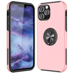 iPhone 13 Pro 用ケース リング付き 耐衝撃 TPU+PC