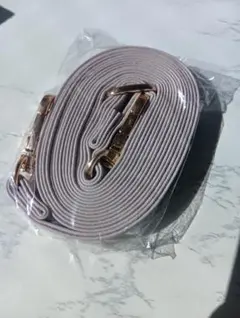 薄紫 合成皮革 ストラップ ゴールド金具