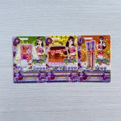 アイカツカード 初期 紫吹蘭 アラビアフェンサーベスト ショートパンツ ブーツ