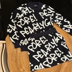 【新品未使用】PEARLY GATES 総柄　ニット　セットアップ