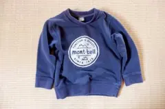 mont-bell ネイビー トレーナー Kid's 100