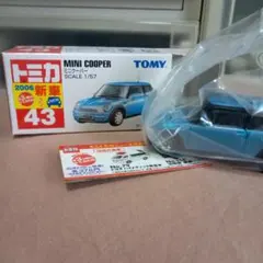 トミカ ナンバー43 ミニクーパー 中国製のサムネイル