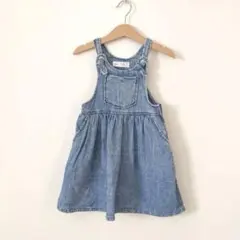 Zara kids ザラキッズ デニム　ジャンバースカート 104cm100cm