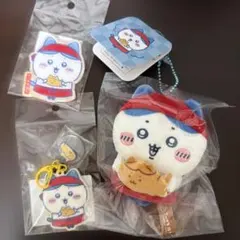 ちいかわ焼き　ハチワレ　3点セット　マスコット　マグネット　アクリルキーホルダー