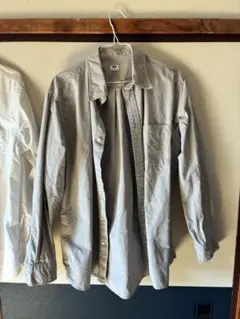 UNIQLO ユニクロ　コットンカッターシャツ　3着セット　白白グレー　Lサイズ