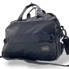 【良品】ポーター ミニボストン 2way 斜め掛け ナイロン ブラック