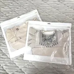 フリル付き　お食事エプロン　2枚セット