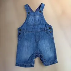 H&M ベビー服　ロンパース　オーバーオール デニム　70 80