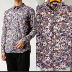 【極美品】Paul Smith COLLECTION 花柄シャツ M 総柄