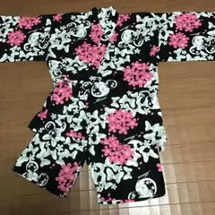 ミニーマウス 花柄 甚平