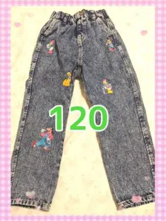 【ディズニー】リトシー トミカ ミッキー トレーナーデニム ズボン 110