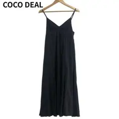 COCO DEAL ブラック ストライプ キャミワンピース　夏コーデ　1枚お洒落