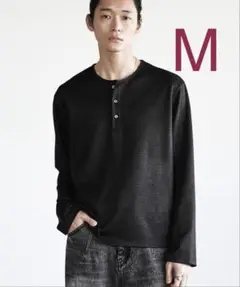 WYM REFINED WAFFLE HENLEY NECK L/S TEEのサムネイル