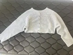 グレー 長袖カーディガン