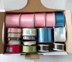 サテン　オーガンジー など多数　リボン　素材　まとめ売り