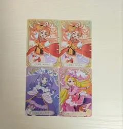 映画　キミとアイドルプリキュア　キラキラカードグミ　4枚