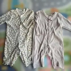 ロンパース・カバーオール 60-70cm 2点セット