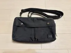 PORTER ポーター ショルダーバック サコッシュ デニム ブラック