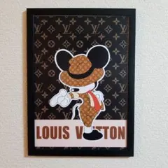 VUITTON Mickey アートポスター(パロディー)