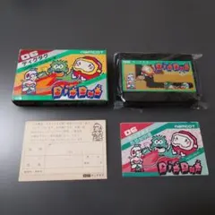 ディグダグ ファミコンソフト ハガキ付き