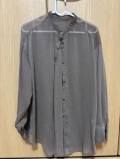 earth music&ecology シアーシャツ(茶色）のサムネイル