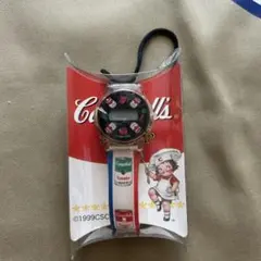 キャンベル トマト缶デザイン デジタル時計のサムネイル