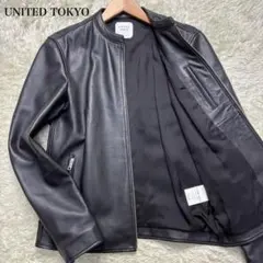 ノーカラー レザージャケット