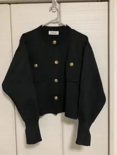Arpege story 金釦ニットジャケット