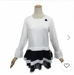 スーパービューティ　ペプラムチュニック　サイズ42 タグ付新品