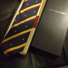 BURBERRY★バーバリーロンドン★ネクタイ☆ホースロゴ☆レジメンタル♪新品