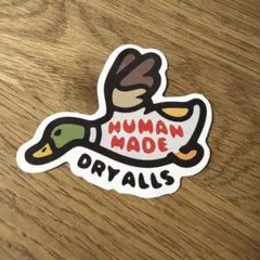 HUMAN MADE カモ 防水ステッカー(1枚) DRY ALLS