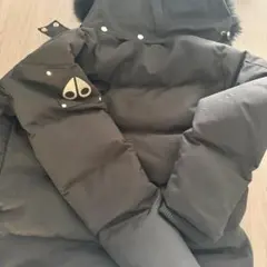 ブラックボンバージャケット ファー付き