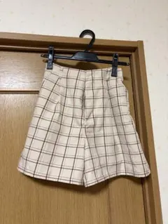 チェック ショートパンツ