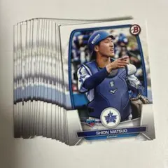 松尾汐恩 2023 TOPPS Chrome NPB Blue 150枚限定 - メルカリ