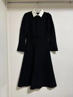 ST. ROONEY セントルーニー ひざ丈ワンピース 無地 ネイビー 150