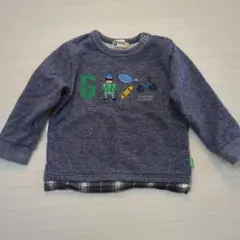 KPB キャラクター刺繍 トレーナー