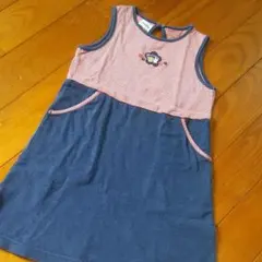 ファミリア ワンピース 110 デニム風