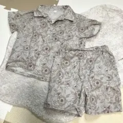 しまむら　juo 花柄セットアップ　80