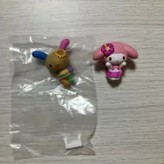 ウサハナ マイメロ 日焼けマスコット ガチャガチャ サンリオ
