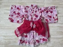 MADEU 花柄甚平 サイズ80