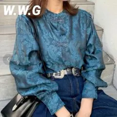 W.W.G フーズフーギャラリー ジャガードチャイナシャツのサムネイル