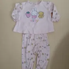 ミッフィー ベビーパジャマセット 80cm