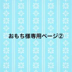 おもち様専用ページ