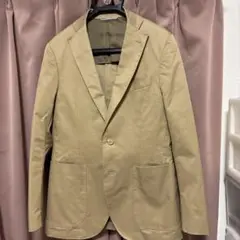 MORLES ベージュ シングルブレスト ジャケット Lサイズ