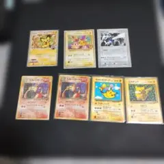 _のピカチュウ誕生日、ルギアex．わるいリザードン旧裏面など、千傷傷ありセット！