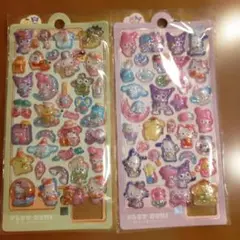 リ*ー様 3D 立体キャラクターシール 2シートセット サンリオ