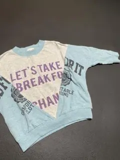 ブランシェス　リメイク風スウェット　トレーナー